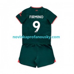 Liverpool Dres Roberto Firmino 9 Alternativní Fotbalové Dresy pro Děti 2022-2023 Krátký rukáv