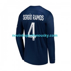 Paris Saint-Germain Dres Sergio Ramos 4 Domácí Fotbalové Dresy pro Muže 2022-2023 Dlouhý rukáv