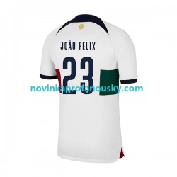 Portugalsko Dres Joao Felix 23 Venkovní Fotbalové Dresy pro Muže MS ve fotbale 2022 Krátký rukáv