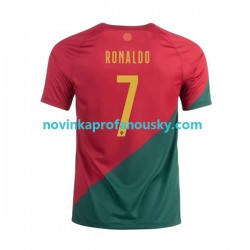 Portugalsko Dres Ronaldo 7 Domácí Fotbalové Dresy pro Muže MS ve fotbale 2022 Krátký rukáv