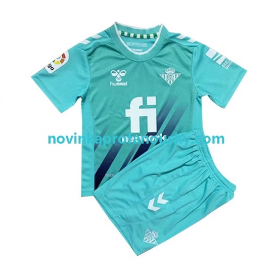 Real Betis Dres Brankářské Domácí Fotbalové Dresy pro Děti 2022-2023 Krátký rukáv