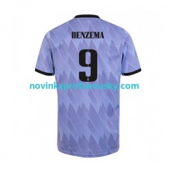 Real Madrid Dres Karim Benzema 9 Venkovní Fotbalové Dresy pro Muže 2022-2023 Krátký rukáv