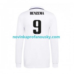 Real Madrid Dres Karim Benzema 9 Domácí Fotbalové Dresy pro Muže 2022-2023 Dlouhý rukáv