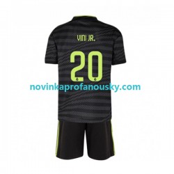 Real Madrid Dres Vinicius Junior 20 Alternativní Fotbalové Dresy pro Děti 2022-2023 Krátký rukáv