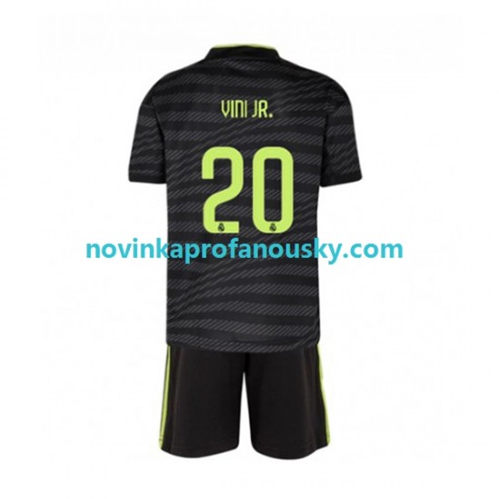 Real Madrid Dres Vinicius Junior 20 Alternativní Fotbalové Dresy pro Děti 2022-2023 Krátký rukáv
