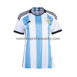Argentina Dres Domácí Fotbalové Dresy pro Ženy MS ve fotbale 2022 Krátký rukáv