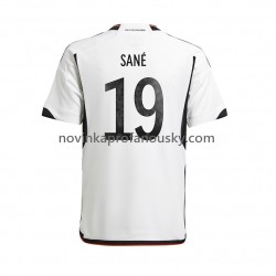 Německo Dres Sane 19 Domácí Fotbalové Dresy pro Muže MS ve fotbale 2022 Krátký rukáv