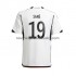 Německo Dres Sane 19 Domácí Fotbalové Dresy pro Muže MS ve fotbale 2022 Krátký rukáv