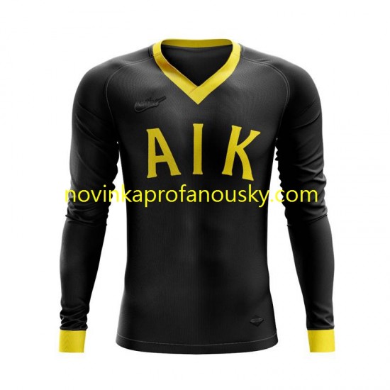 AIK Dres 100 Anniversary Domácí Fotbalové Dresy pro Muže 2024 Dlouhý rukáv