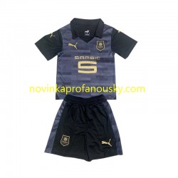 Stade Rennais Dres Alternativní Fotbalové Dresy pro Děti 2023-2024 Krátký rukáv